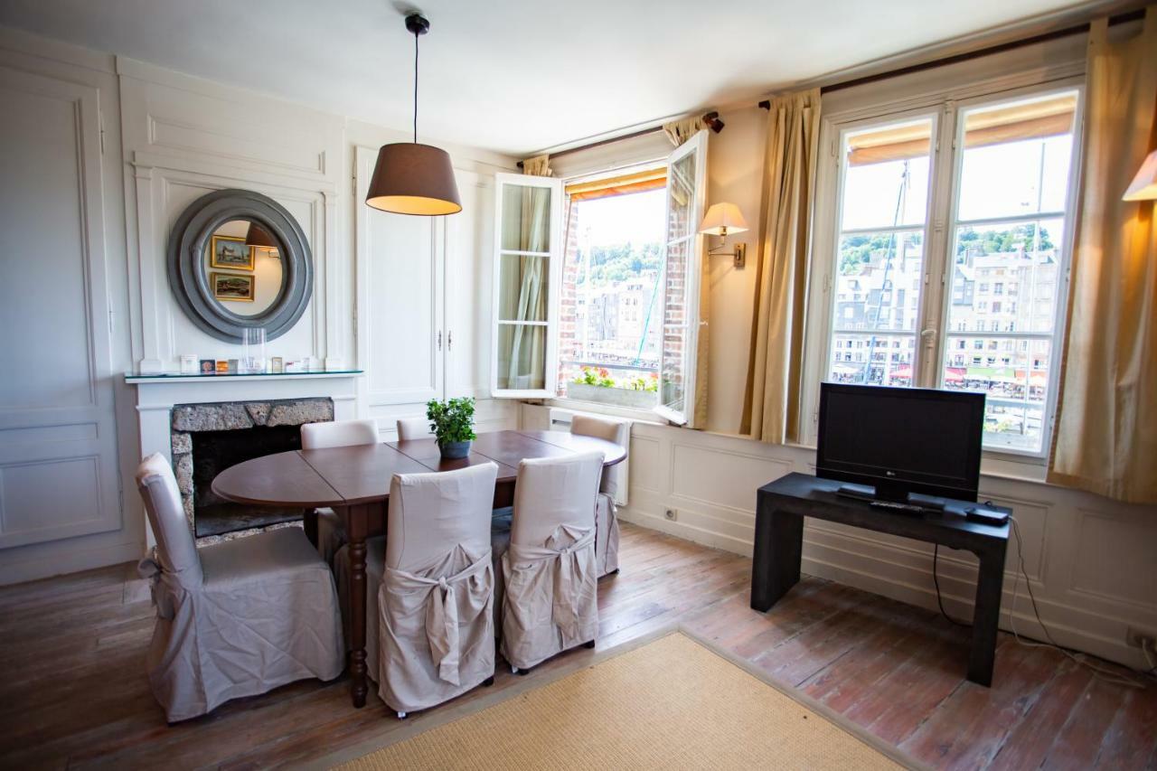 Appartement Vieux Bassin Honfleur Bagian luar foto