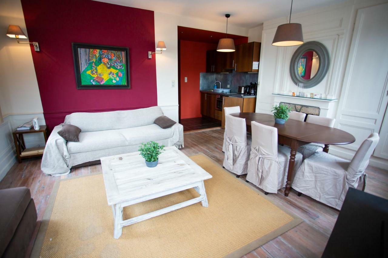 Appartement Vieux Bassin Honfleur Bagian luar foto
