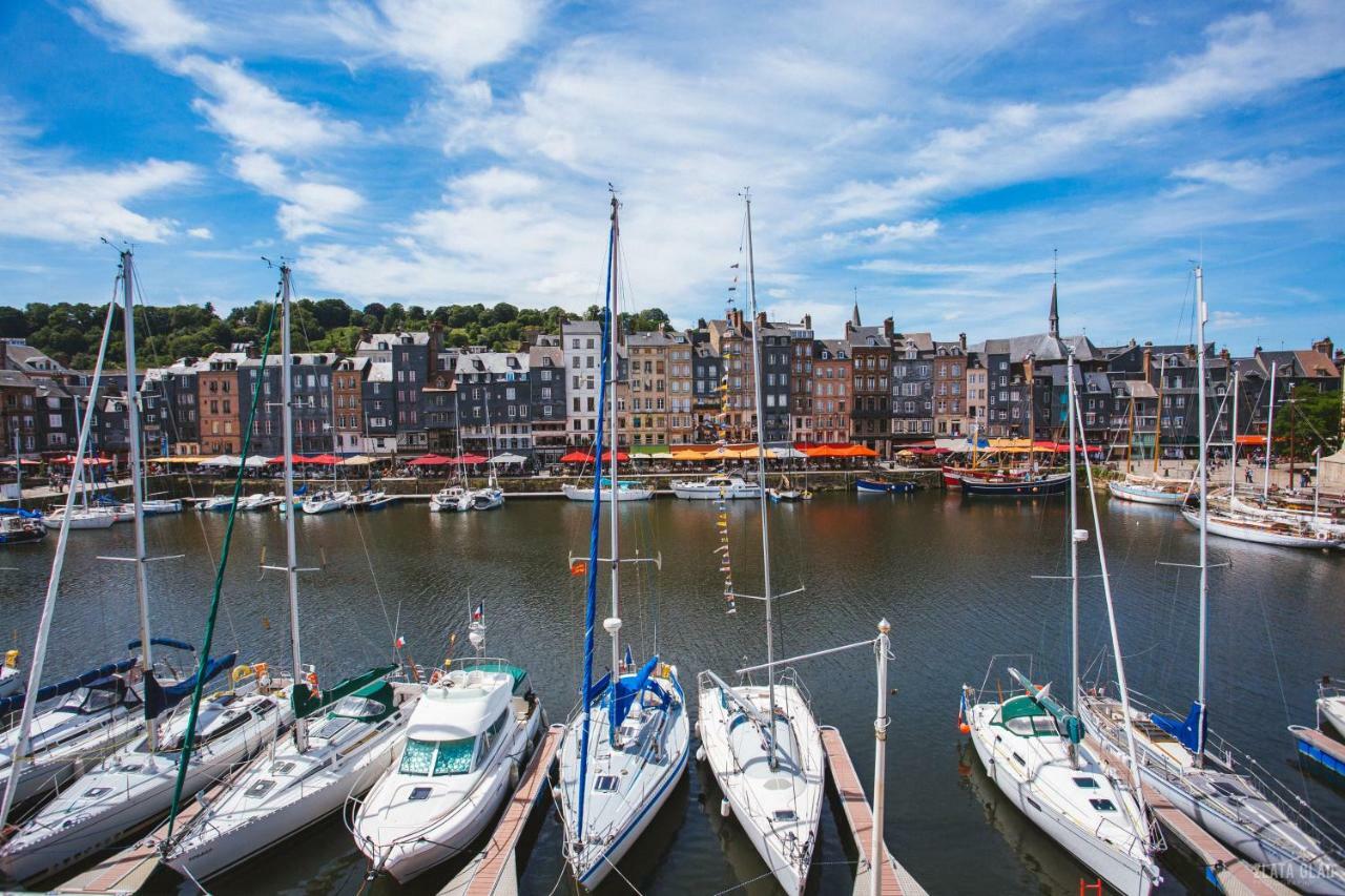 Appartement Vieux Bassin Honfleur Bagian luar foto