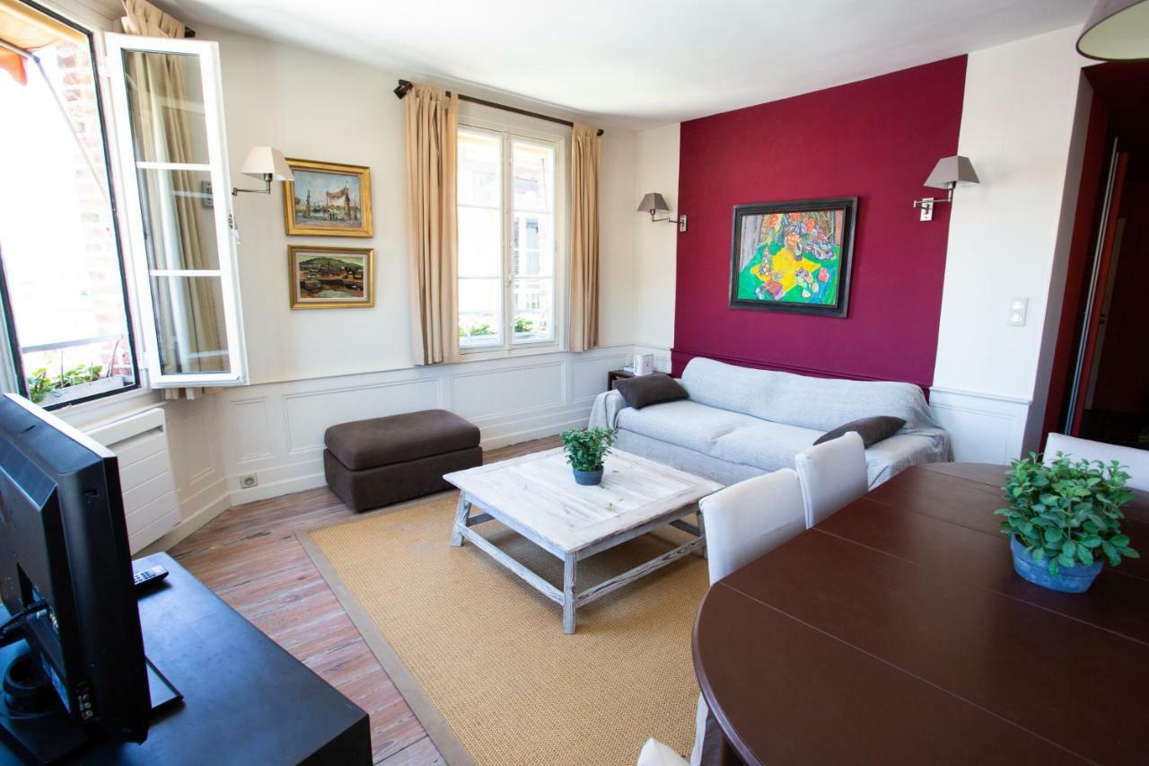Appartement Vieux Bassin Honfleur Bagian luar foto