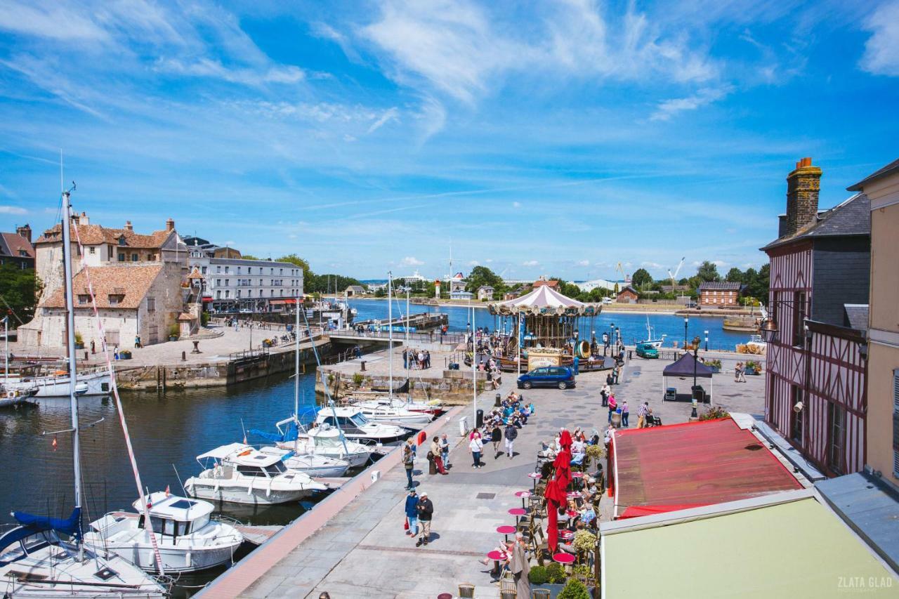 Appartement Vieux Bassin Honfleur Bagian luar foto