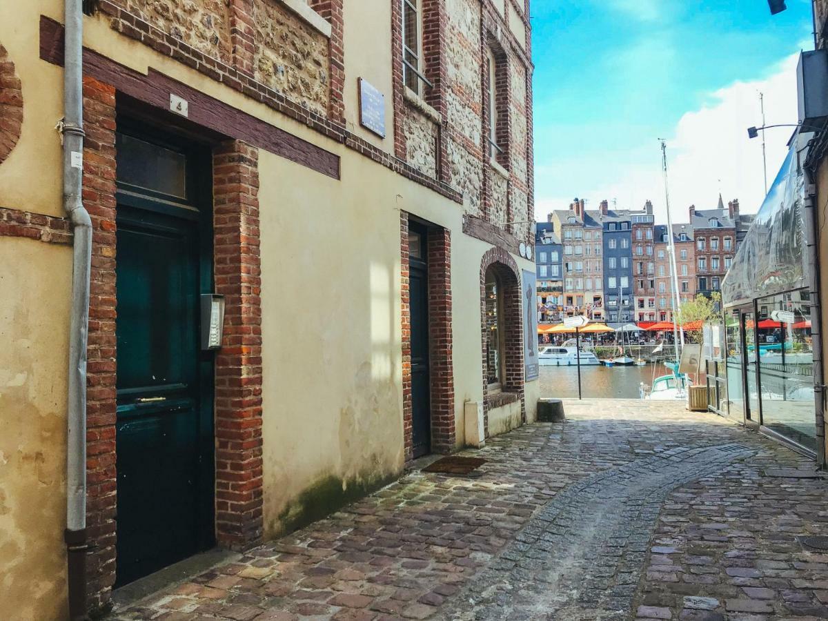 Appartement Vieux Bassin Honfleur Bagian luar foto